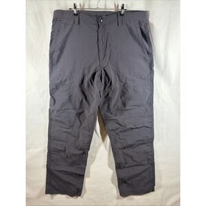 The North Face Lightweight Nylon Pants Mens 38x32 Gray Chino Hiking Fishing